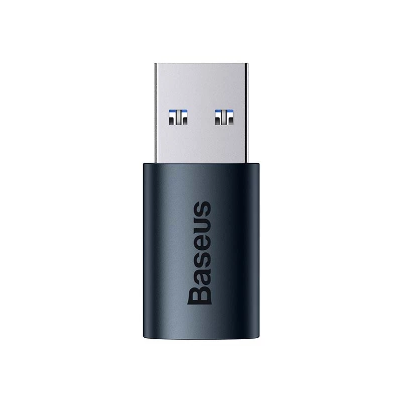 Adapteris Baseus Ingenuity USB-A → USB-C OTG (mėlynas)