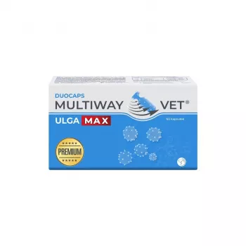 Sukamieji kapsulės JM Sante Multiway Vet Duocaps Ulga Max – 60 vnt., skirtos stresui ir diskomfortui mažinti suaugusiems šunims ir katėms, 150 g
