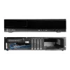 SilverStone MILO ML03 - stalinis kompiuterio korpusas - Mikro-ATX - be maitinimo šaltinio (ATX / PS/2) - juodas - USB / garsas (SST-ML03B-R)
