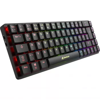 Sharkoon PureWriter W65 klaviatūra mechaninė RF belaidė QWERTZ vokiška juoda