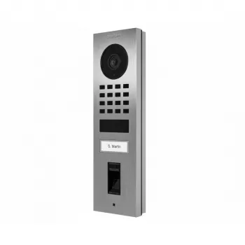 IP vaizdo domofonas DoorBird D1101FV su pirštų atspaudų skaitytuvu, nerūdijantis plienas