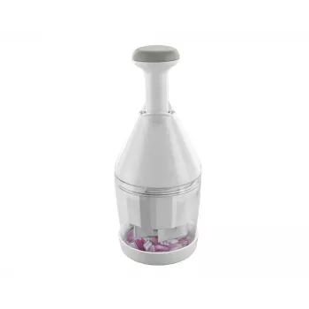 Rankinis smulkintuvas Leifheit 23030, baltas plastikinis korpusas, nerūdijančio plieno peilis, 500 g
