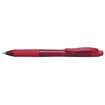 PENTEL Energel X 1.0 raudonas – užsegamas ištraukiamas rašiklis