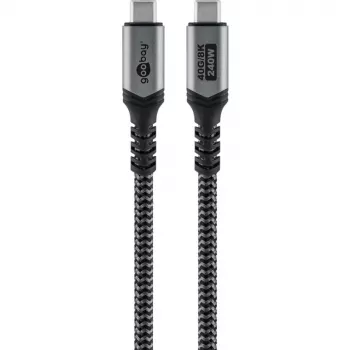 Goobay 74210 USB-C kabelis juodas