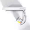 AIO vandens aušintuvas Montech Hyper Flow ARGB 240 mm White – 240 mm radiatorius, ARGB apšvietimas, balta spalva