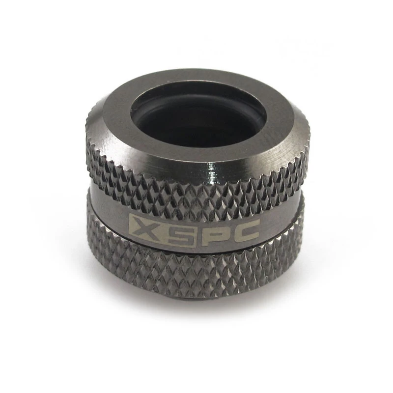 XSPC jungtis G1/4 prie 14mm kieto vamzdelio, juodas chromas - 8 vnt.