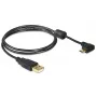 USB kabelis DeLOCK 83147 USB 2.0 1 m USB A Micro-USB B juodas