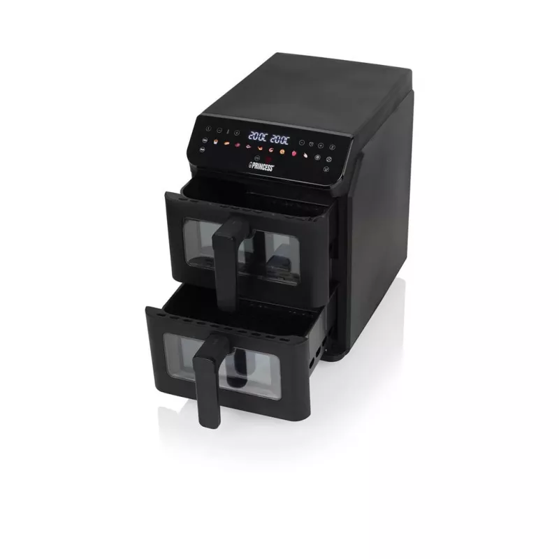 Princess Double Stack Airfryer 182490 | Dvigubas oro gruzdintuvas 11,2 L, 3000 W, juodas