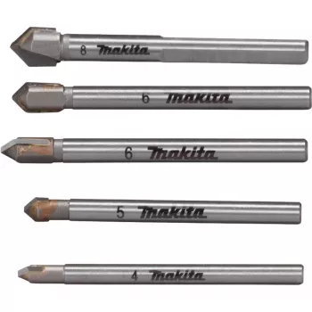 Gręžtų rinkinys Makita E-25410 stiklui ir plytelėms, 5 vnt.