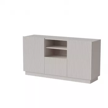 Komoda Cama LIVERTI 150x42x78 cm, smėlio spalvos, 1 stalčius, medžio drožlių plokštė