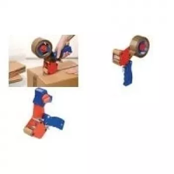 Rankinis dozatorius tesa Packer 50mm x 66m ritiniams, mėlynai raudonas (56402-00002-00)
