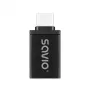Savio AK-80 vaizdo kabelio adapteris 0 m USB A tipo USB C tipo juodas