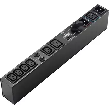 Bluewalker PowerWalker MBS - Rankinis aplenkimo jungiklis (montuojamas į stelažą) - AC 208/220/230/240 V - 6 išėjimo lizdai - 48,3 cm (19 inch) - Juoda (UPS2005)
