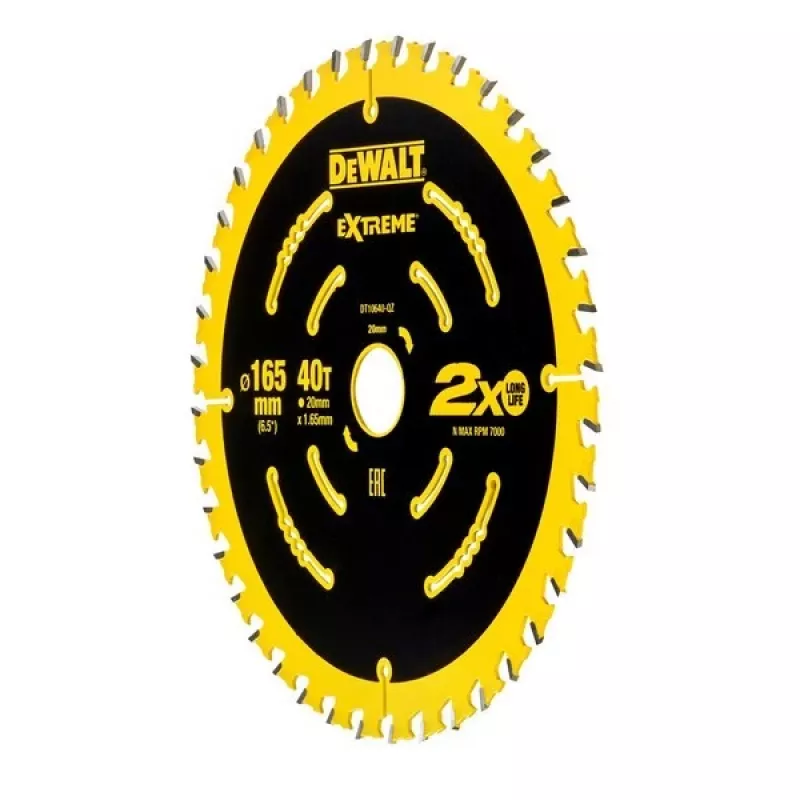 Pjūklo diskas medžiui DeWALT DT10640-QZ 16,5 cm