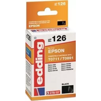 Edding 18-126 spausdintuvo eksploatacinė medžiaga juoda