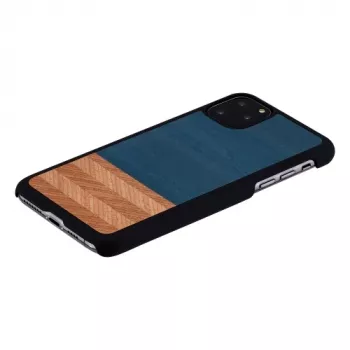 Man & Wood apsauginis dėklas iPhone 11 Pro Max – denim juodas