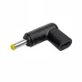 Lyties keitiklis Akyga AK-ND-C04 USB-C į 4.0 x 1.7 mm juodas
