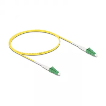 DeLOCK 83221 InfiniBand šviesolaidinis kabelis 1 m LC LC/APC geltonas