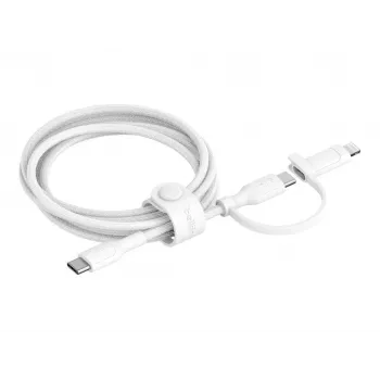 USB laidas Belkin BoostCharge Pro 1,5 m USB-C / USB-C – Lightning baltas