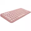 Belaidė klaviatūra Logitech Pebble Keys 2 K380S Tonal Rose Fra BT N/A-CENT-419 UNIV. (920-011805)