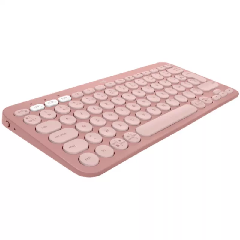 Belaidė klaviatūra Logitech Pebble Keys 2 K380S Tonal Rose Fra BT N/A-CENT-419 UNIV. (920-011805)