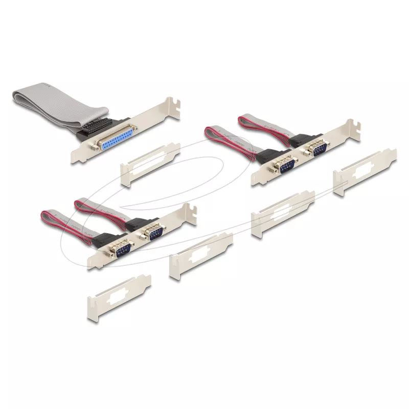 Vidinė Mini PCIe sąsajos plokštė DELOCK 95279 — Serial RS-232, 460.8 Kbit/s, FIFO 256 B