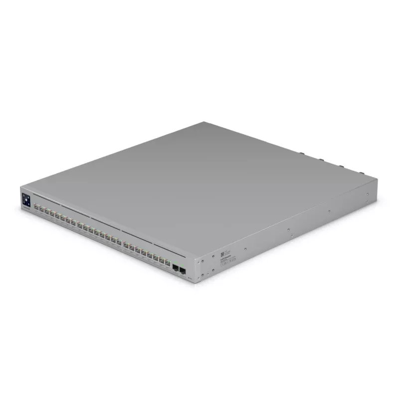 Ubiquiti ECS-24-POE (1050W) ĮMONĖS KLASĖS 24-PORTŲ, 3 LYGIO ETHERLIGHTING POE+++ PERJUNGTUVAS, 10 GbE RJ45, 25G SFP28