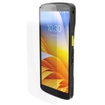 Apsauginis stiklas iš grūdinto Gorilla Glass, įsk. valymo servetėlę, šluostę ir greitąjį montavimo vadovą, tinka ZEBRA įrenginiams