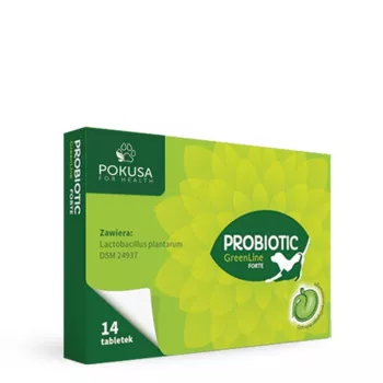 POKUSA Probiotic Forte GreenLine probiotikas šunims - 14 vnt.