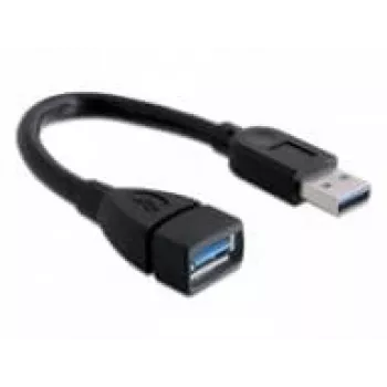 USB kabelis DeLOCK 82776 0.15 m juodas
