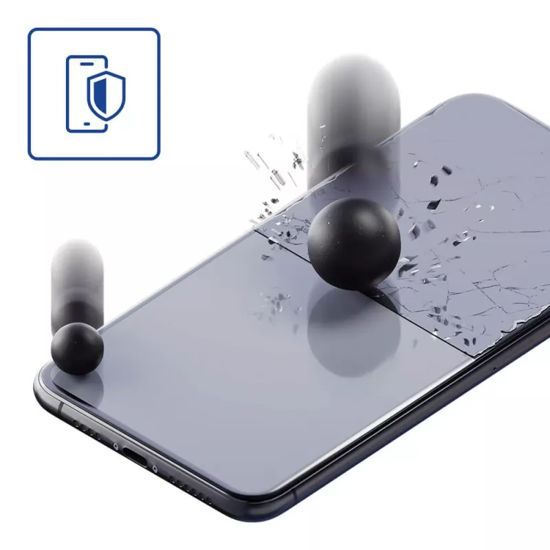 Lankstus grūdintas stiklo ekrano apsauginis stikliukas 3MK, skirtas Samsung Xcover 7 G556 — 0,33 mm, 9H kietumas