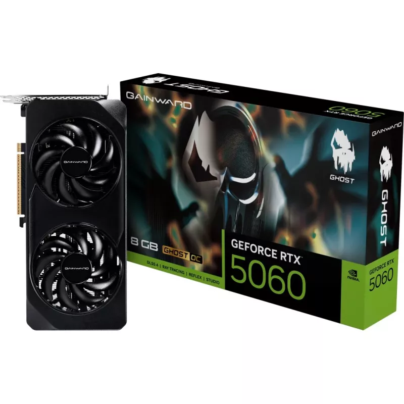 Gainward GeForce RTX 5060 Ghost OC 8 GB GDDR7 vaizdo plokštė