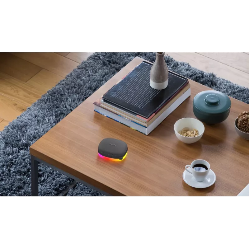 Bluetooth garsiakalbis Philips TAS2307BK/00 su integruotais šviesos efektais
