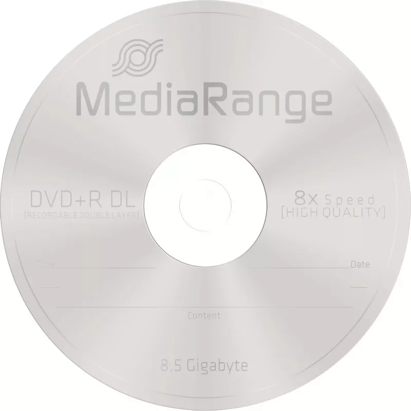 DVD+R DL dvigubo sluoksnio diskai MediaRange MR466 8.5 GB 10 vnt.