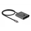 DeLOCK 11500 USB 10 Gbps USB Type-C perjungiklis 2 į 1, dvikryptis, 8K