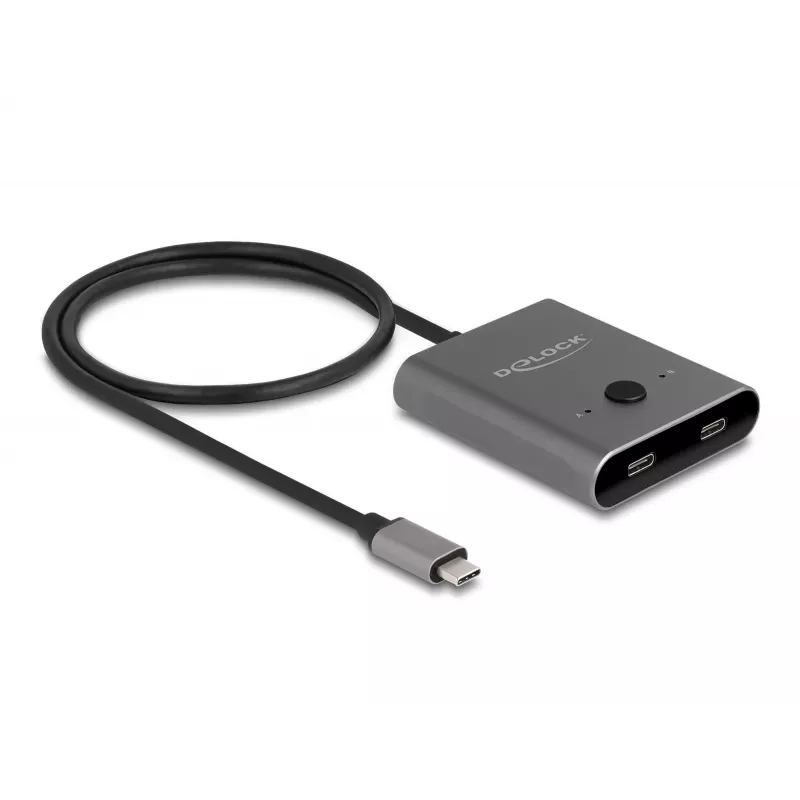 DeLOCK 11500 USB 10 Gbps USB Type-C perjungiklis 2 į 1, dvikryptis, 8K