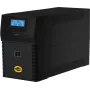 Nepertraukiamo maitinimo šaltinis ORVALDI ID2K0CH Line-Interactive 2 kVA / 1200 W, 24 V, 9 Ah baterijos, LCD, USB, kompaktiškas juodas