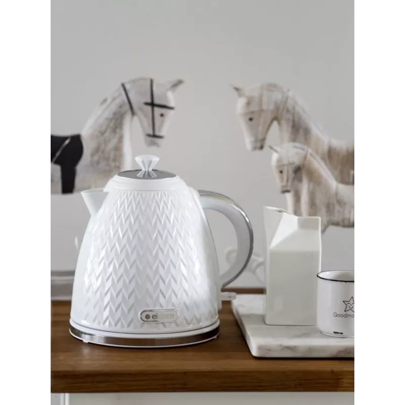 ELDOM C265B NELA elektrinis virdulys 1,7 l 2000 W Baltas