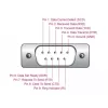 DeLOCK adapteris USB 2.0 Type-A į RS-232 D-Sub 9 kontaktų kištukas 0,25 m