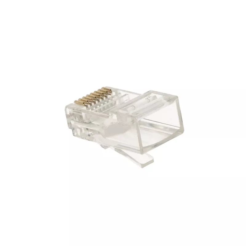 RJ45 jungtis Extralink CAT5E UTP 8P8C skaidri