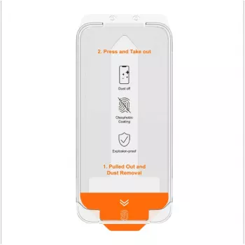 Stiklo apsaugos rinkinys su antikietų plėvele iPhone 16e/14/13/13 Pro 10 vnt.