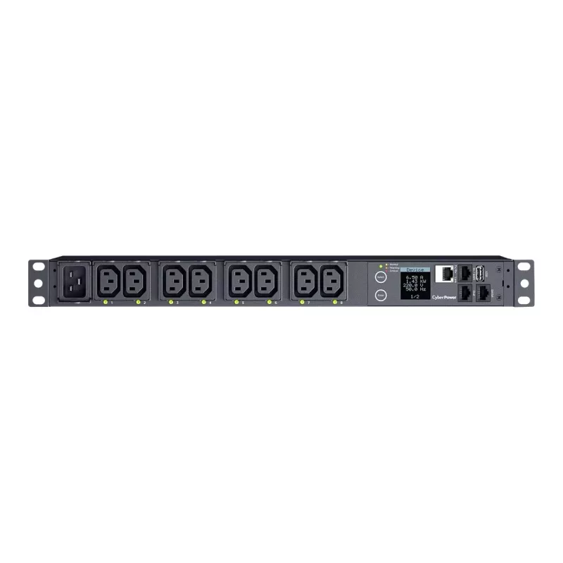 CyberPower PDU41005 valdomas maitinimo skirstytuvas (PDU) 8 AC lizdai 1U juoda