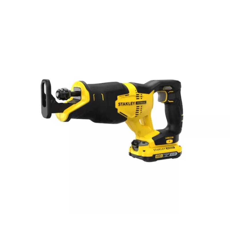 Pjūklas abipusis STANLEY 20V Max su 2 x 2,0 Ah baterijomis ir dėklu