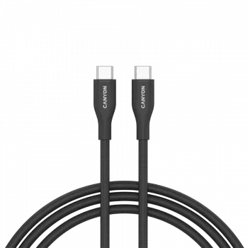 CANYON CC60SC10 USB-C į USB-C laidas 60W 1m Silikonas Juodas