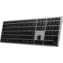 Satechi SLIM X3 klaviatūra Bluetooth QWERTZ vokiška juoda - pilka (ST-BTSX3M-DE)