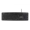 Gembird KB-U-103-RU biuro klaviatūra USB, QWERTY, anglų/rusų, juoda