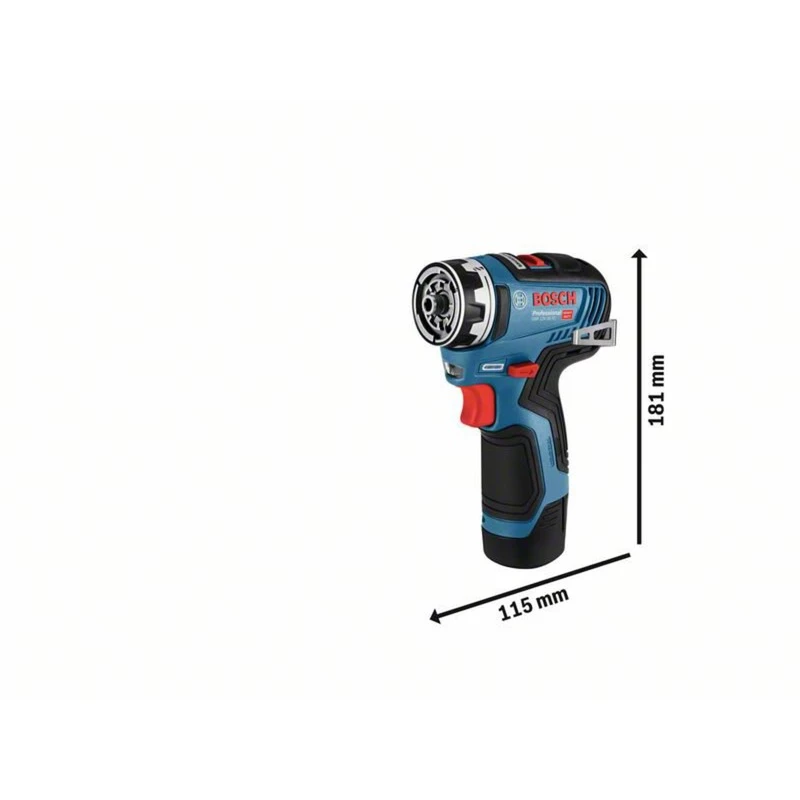 Bosch GSR 12V-35 FC akumuliatorinis gręžtuvas 1750 RPM 590 g
