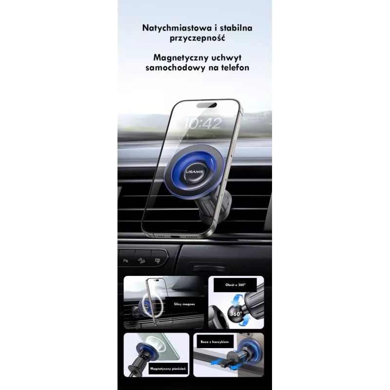 Magnetinis laikiklis telefonui automobilyje usams ZJ081