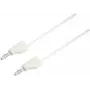 VOLTCRAFT matavimo laidas [4 mm kištukas - 4 mm kištukas] 1,5 m baltas MSB-300 (MSB-300-1.5-WS)
