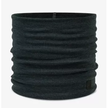 Kaklo šildytuvas Buff Merino Heavyweight Solid Forest – Buff merino sunkaus svorio besiūlis kaklo šildytuvas, universalus, tamsiai žalias